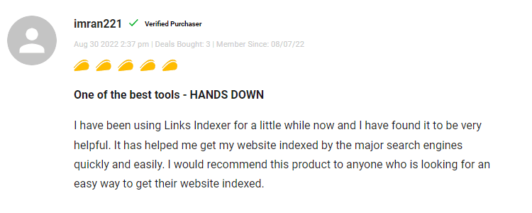 review says - imran221 - One of the best tools - HANDS DOWN